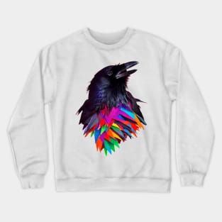 Colorful Raven Crewneck Sweatshirt